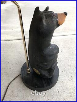 Big Sky Carvers Jeff Fleming Carved Bearfoots Bears Large Wood Table Lamp 28