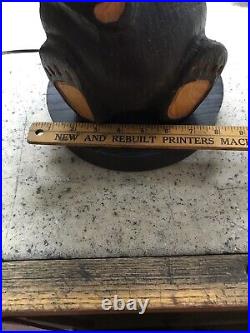 Big Sky Carvers Jeff Fleming Carved Bearfoots Bears Large Wood Table Lamp 28