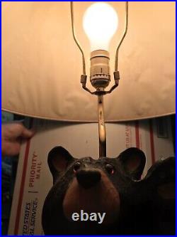 Big Sky Carvers Jeff Fleming Carved Bearfoots Bears Large Wood Table Lamp 28
