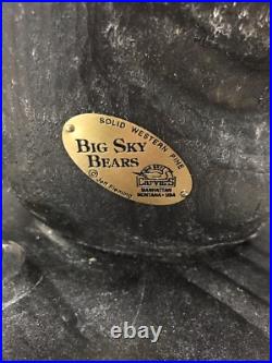 Big Sky Carvers Jeff Fleming Carved Bearfoots Bears Large Wood Table Lamp 28 Big Sky Carvers Jeff Fleming Carved Bearfoots Bears Large Wood Table Lamp 28