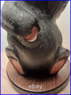 Big Sky Carvers Jeff Fleming Carved Blackbear Large Wood Table Lamp 27