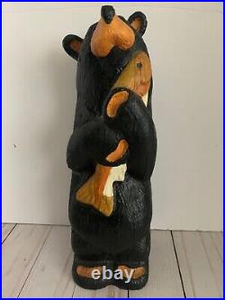 Big Sky Carvers Jeff Fleming Hand Carved Bear with Fish 11