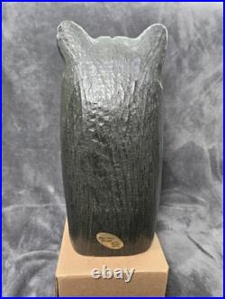 Big Sky Carvers Jeff Fleming Sitting Black Bear Wood Carved Statue 15 Inch
