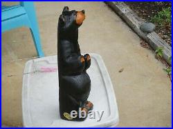 Big Sky Carvers Jeff Fleming Solid Wood Bear 18 / 19 inches figure