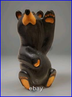 Big Sky Carvers Jeff Fleming Solid Wood Black Bear 13 Sculpture Statue USA MINT