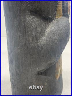 Big Sky Carvers Jeff Fleming Wood Bear with Trout Fish Cabin Decor Montana USA ART