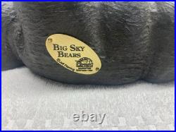 Big Sky Carvers Jeff Fleming Wood Relaxing Bear Cabin Montana USA ART Rustic