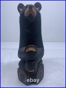 Big Sky Carvers Jeff Fleming Wood Tall Bear Cabin Decor Montana USA ART Rustic