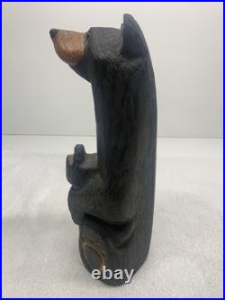 Big Sky Carvers Jeff Fleming Wood Tall Bear Cabin Decor Montana USA ART Rustic