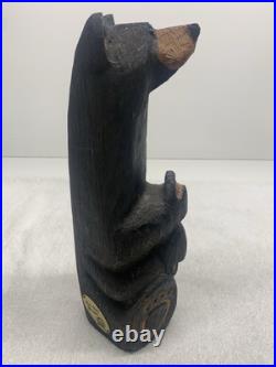 Big Sky Carvers Jeff Fleming Wood Tall Bear Cabin Decor Montana USA ART Rustic