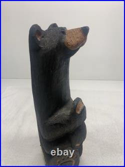 Big Sky Carvers Jeff Fleming Wood Tall Bear Cabin Decor Montana USA ART Rustic