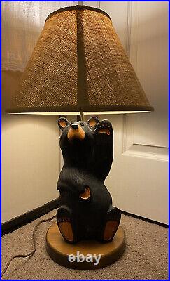 Big Sky Carvers Jeff Flemming Bearfoots Bears Large Wood Table Lamp 26
