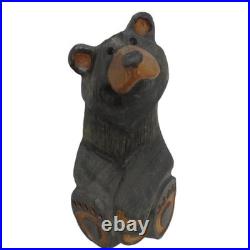 Big Sky Carvers Jeffrey Hand Carved Jeff Fleming Black Bear Statue 15 in Foots