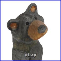 Big Sky Carvers Jeffrey Hand Carved Jeff Fleming Black Bear Statue 15 in Foots