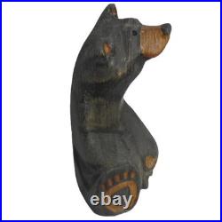 Big Sky Carvers Jeffrey Hand Carved Jeff Fleming Black Bear Statue 15 in Foots