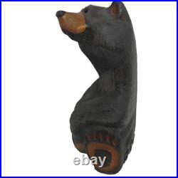 Big Sky Carvers Jeffrey Hand Carved Jeff Fleming Black Bear Statue 15 in Foots