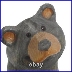 Big Sky Carvers Jeffrey Hand Carved Jeff Fleming Black Bear Statue 15 in Foots