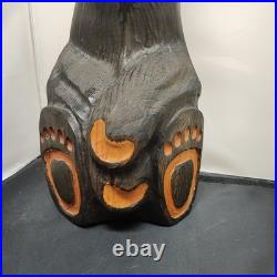 Big Sky Carvers Jeffrey Hand Carved Jeff Fleming Black Bear Statue 15 inch Tall