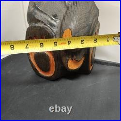 Big Sky Carvers Jeffrey Hand Carved Jeff Fleming Black Bear Statue 15 inch Tall