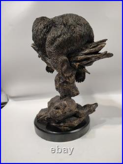 Big Sky Carvers Marc Pierce Bruin Slumber Bear Sculpture Signed 2007