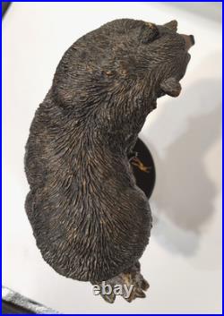 Big Sky Carvers Marc Pierce Bruin Slumber Bear Sculpture Signed 2007