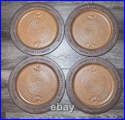 Big Sky Carvers Maskwa Ridge Bear Dinner Plates PawPottery 12 Set Of 4