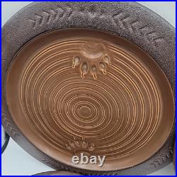 Big Sky Carvers Maskwa Ridge Bear PawPottery 9 Dining Set Plates Bowls & Mugs