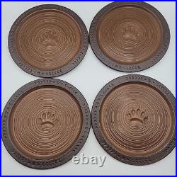 Big Sky Carvers Maskwa Ridge Bear PawPottery 9 Dining Set Plates Bowls & Mugs