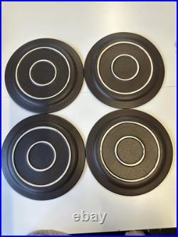 Big Sky Carvers Maskwa Ridge Bear Pottery 9 Salad Plates Brown Paw Set/4 Big Sky Carvers Maskwa Ridge Bear Pottery 9 Salad Plates Brown Paw Set/4