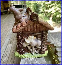 Big Sky Carvers Ranger Station rare and vintage cookie jar