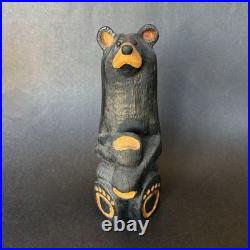 Big Sky Carvers Sitting Bear Wood Carved 11.25 Bearfoots Sign Eyeglass Rest