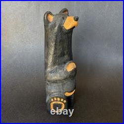 Big Sky Carvers Sitting Bear Wood Carved 11.25 Bearfoots Sign Eyeglass Rest