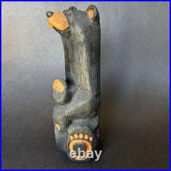 Big Sky Carvers Sitting Bear Wood Carved 11.25 Bearfoots Sign Eyeglass Rest