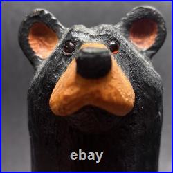Big Sky Carvers Sitting Bear Wood Carved 11.25 Bearfoots Sign Eyeglass Rest