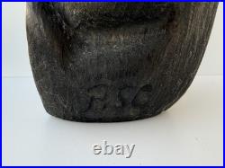 Big Sky Carvers Solid Wood Black Bear Sculpture Western Pine Paw Up Wave 13