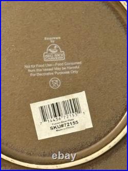 Big Sky Carvers Stoneware Bear Wall Art