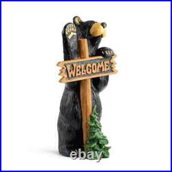 Big Sky Carvers Welcome Bear Grand Figurine Bearfoots Collection Rustic Bear D