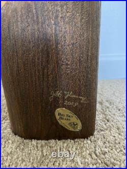 Big Sky Carvers Welcome Bear Sign 23 SIGNED