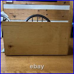 Big Sky Carvers Wood Cabinet Larry Fanning Grizzly Encounter NRA Edition RARE