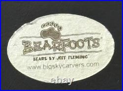 Big Sky Cravers Retired Bearfoots Bears Feet Only Sign Hanging Wall Decor