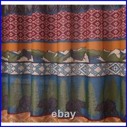 Big Sky Lodge and Lakehouse Shower Curtain, 72 x 72