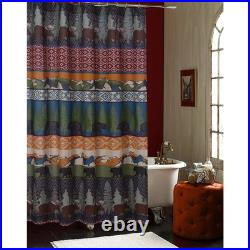 Big Sky Lodge and Lakehouse Shower Curtain, 72 x 72
