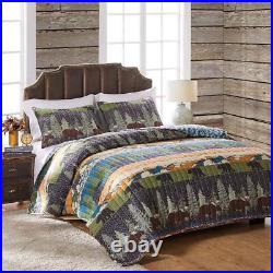 Big Sky Lodge and Lakehouse Style Reversible Quilt Set, 2-Piece Twin Big Sky Lodge and Lakehouse Style Reversible Quilt Set, 2-Piece Twin
