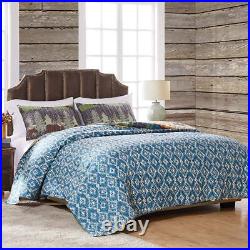 Big Sky Lodge and Lakehouse Style Reversible Quilt Set, 2-Piece Twin Big Sky Lodge and Lakehouse Style Reversible Quilt Set, 2-Piece Twin