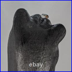 Big Sky Wood Carvers Sculpture Large 15.5 Black Bear Rustic Cabin Jeff Fleming