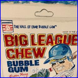 Big league chew gum expressionism modern wall art painting 14X11 canvas original