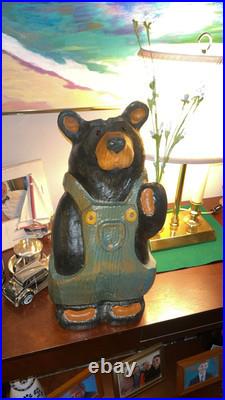 Big sky carved Wood black Bear Bernie