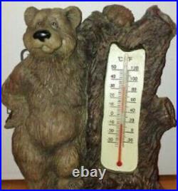 Big sky carvers bear thermometer Bearfoots