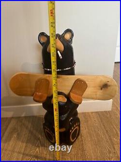 Big sky carvers snowboarding bear