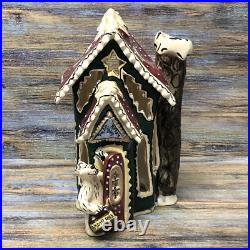 Blue Sky 2001 Polar Bears BDB North Pole Tealight Holder Heather Goldminc 8